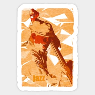 Jazz Fest Poster Sticker